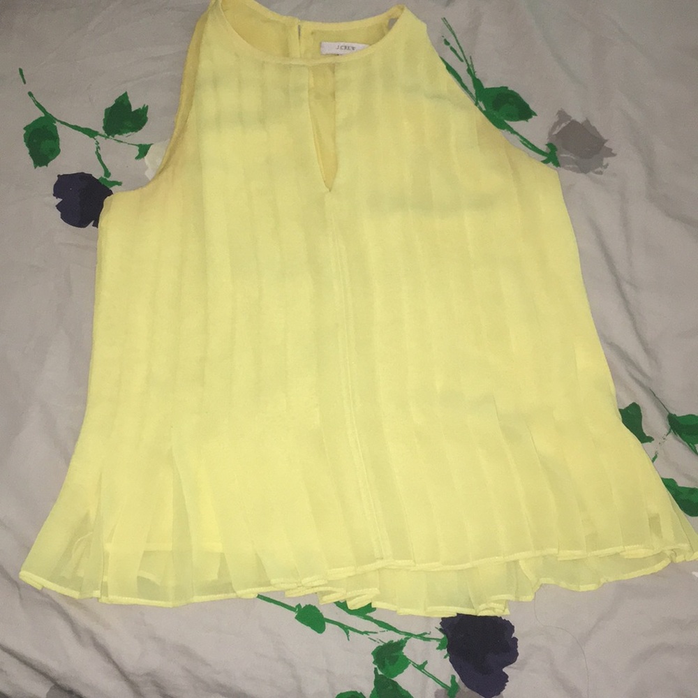 J crew pleated top